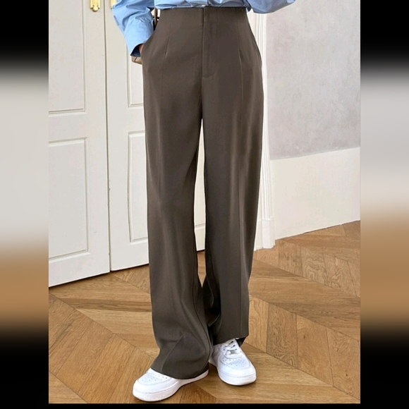 Slant Pocket Suit Pants - Picture 1 of 5
